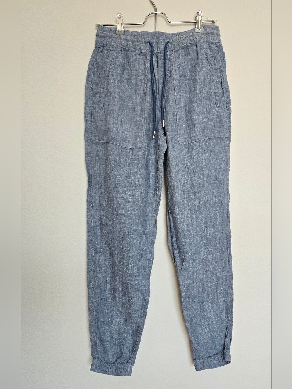 Athleta Retreat Linen Jogger - Chambray Blue